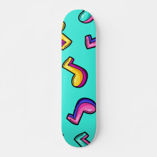 Skateboard Patrón musical