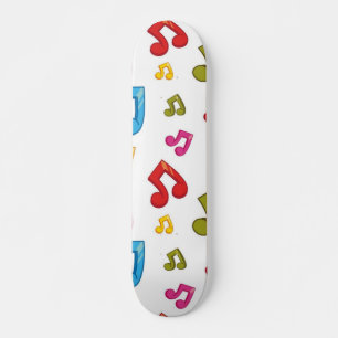 Skateboard Patrón musical