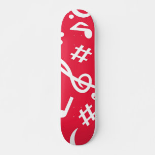Skateboard Patrón musical
