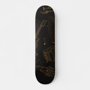 Skateboard Patrón musical