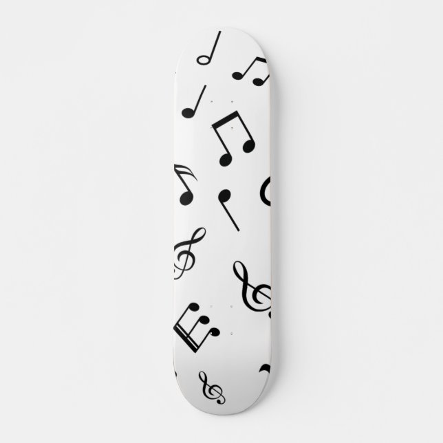 Skateboard Patrón musical (Anverso )