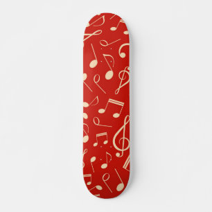 Skateboard Patrón musical