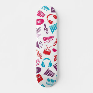 Skateboard Patrón musical