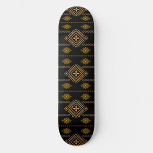 Skateboard Patrón nativo Diseño étnico de la cultura boho
