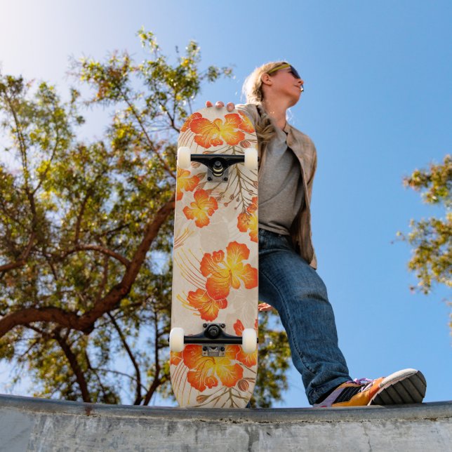 Skateboard Patrón Ohai Alii v2 impreso en hawaiano (Exterior 1)