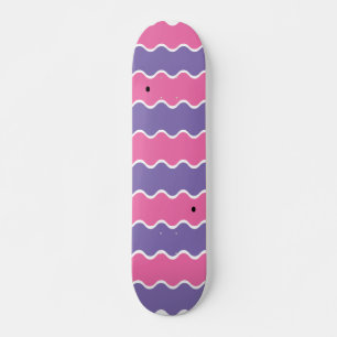 Skateboard Patrón ondulado 