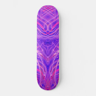 Skateboard Patrón púrpura psicodélico