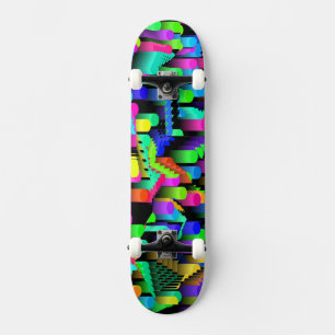 SKATEBOARD PATRÓN RETRO DE LOS 90