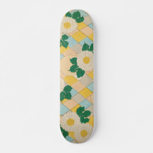 Skateboard Patrón retro japonés de impresión con sabor a marg