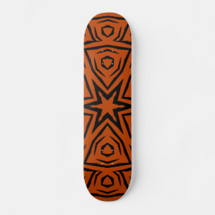 Skateboard Patrón retro Resumen Personalizado de arte - Skate