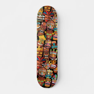 Skateboard Patrón Tiki