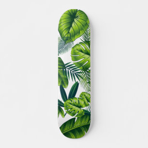 Skateboard Patrón tropical