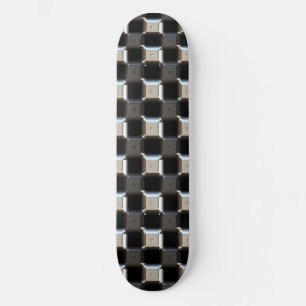 Skateboard Patrones Metalizado de ciencia ficción 1 Skateboar
