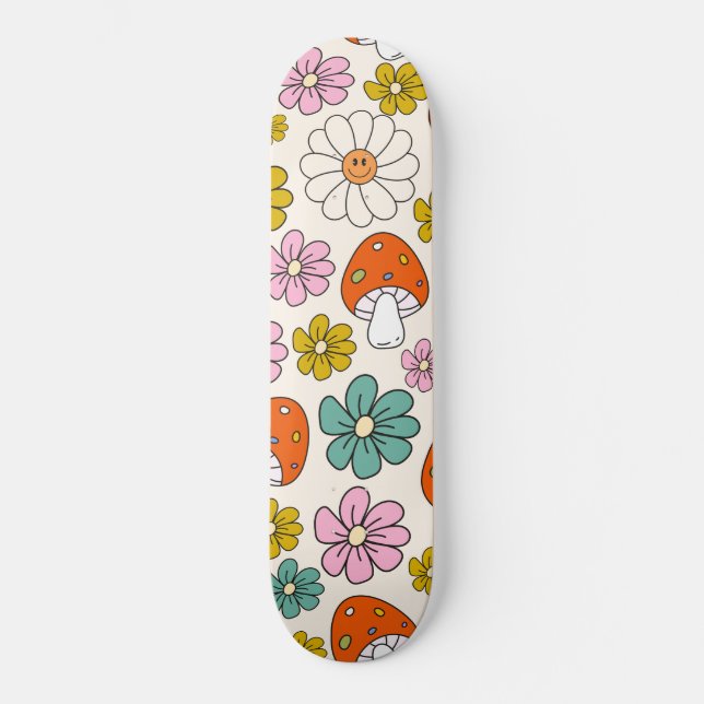Skateboard Patrones retro Groovy 70-60-80 (Anverso)
