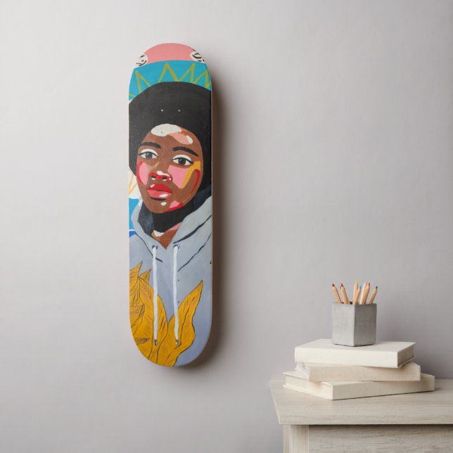 Skateboard Patrono de la hoodie robada (Arte de la pared)