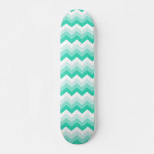 Skateboard Patrulla Zigzag (Turquesa, verde)