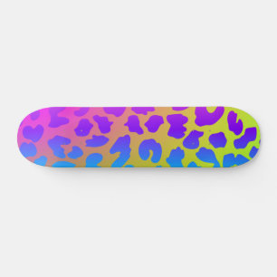 Skateboard Pattern Colorful Inspiration Retro Cute  