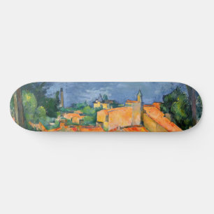 Skateboard Paul Cezanne - Estaque con techos rojos