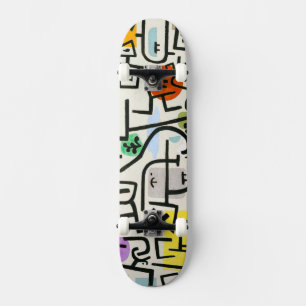 Skateboard Paul Klee Expresionista abstracto Rich Harbour