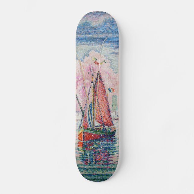 Skateboard Paul Signac - Entrada al puerto de La Rochelle (Anverso)