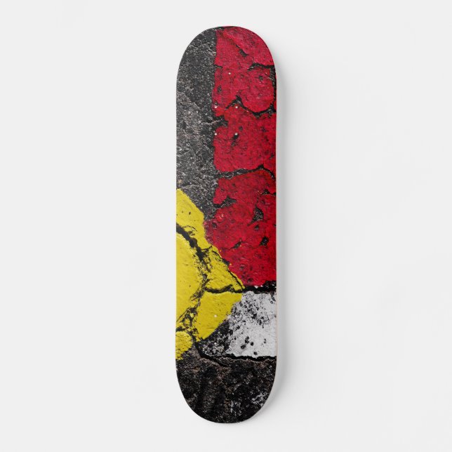 Skateboard Pavement Road Paint Art - Guay - Diversión (Anverso)