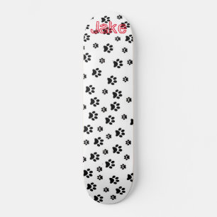 Skateboard Paws Cat Kitten Puppy Dog
