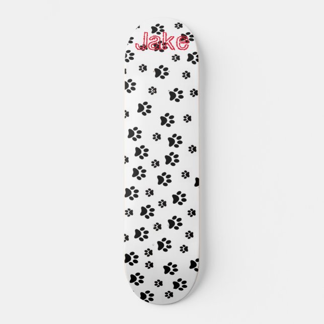 Skateboard Paws Cat Kitten Puppy Dog (Anverso)