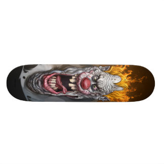 Skateboard payaso ardiente