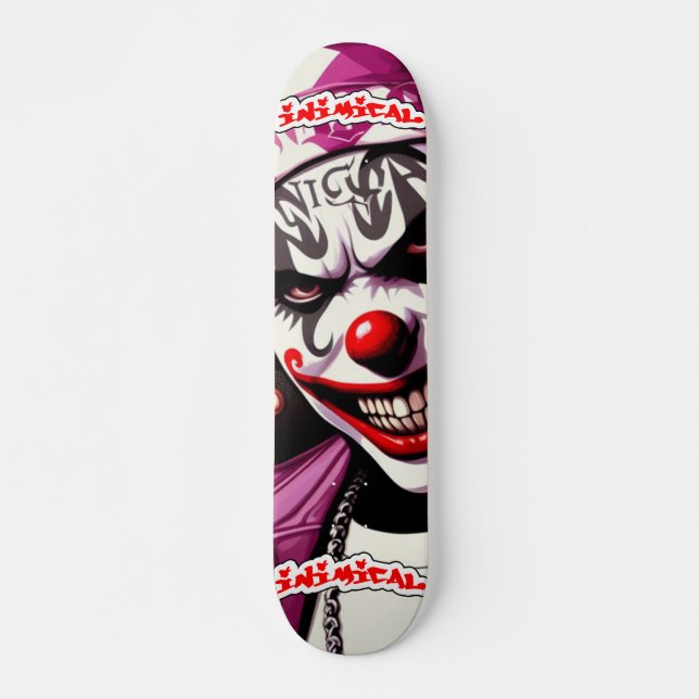 Skateboard Payaso Inimical Malvado (Anverso )
