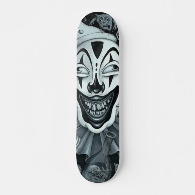 Skateboard Payaso loco (Anverso )