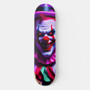Skateboard payaso temible