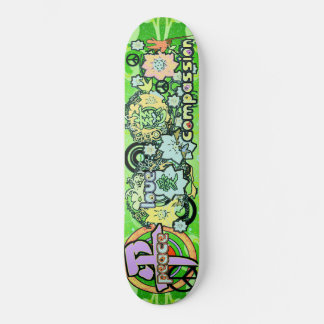 Skateboard Paz-Amor-Compasión-Kanji - -
