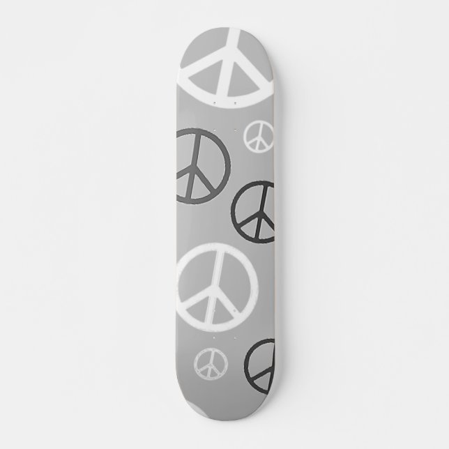 Skateboard Paz de gris (Anverso )