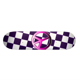 Skateboard Paz rosada