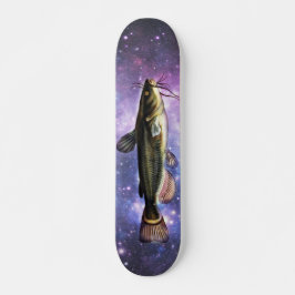 Skateboard Peces en el espacio profundo