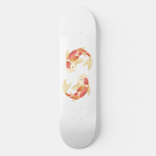 Skateboard Peces Koi Japoneses
