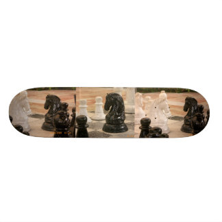 Skateboard Pedazos del tablero de ajedrez y de ajedrez