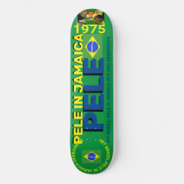 Skateboard PELE EN JAMAICA 1975 8 Placa de patinaje de 1/4"