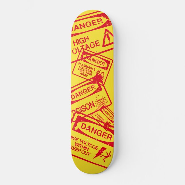 SKATEBOARD PELIGRO (Anverso)