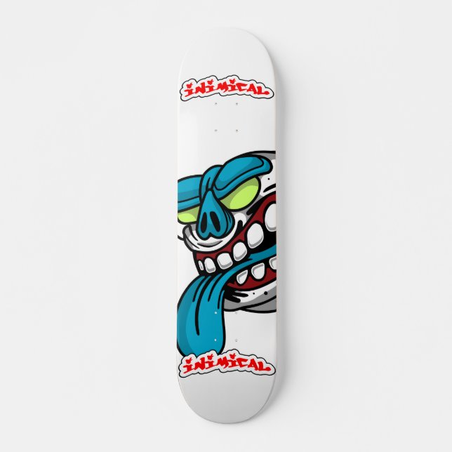 Skateboard Pelota de monstruo hostil (Anverso )