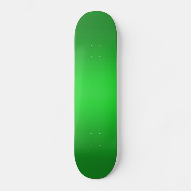 Skateboard Pendiente verde clara - plantilla B de los verdes (Anverso)