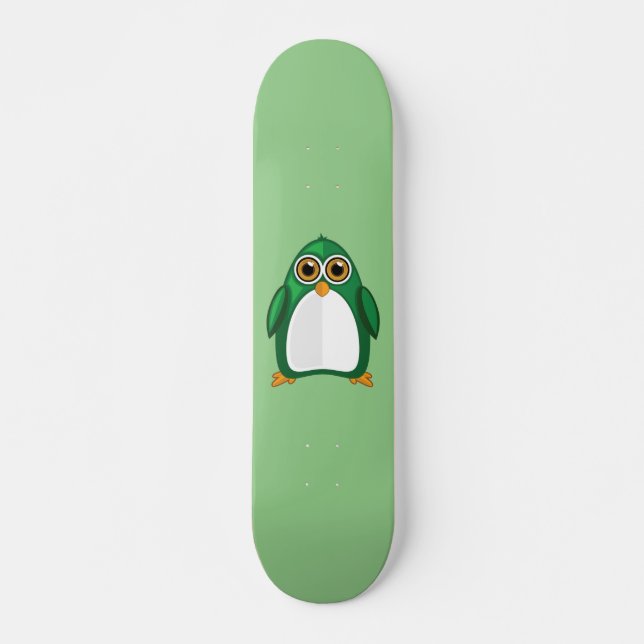 Skateboard Penguin Green (Anverso )
