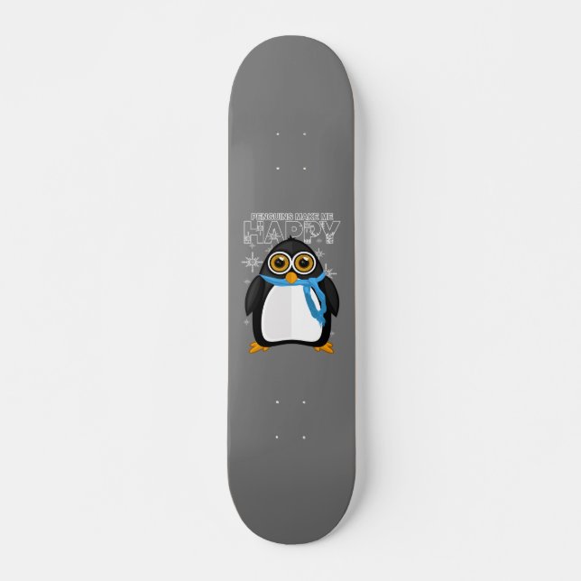 Skateboard Penguins Make Me Happy (Anverso )