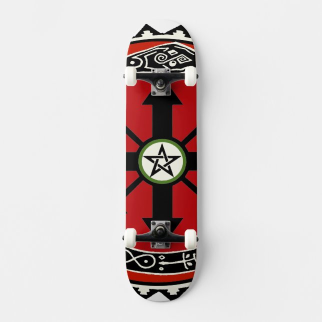 Skateboard Pentacle (Anverso)