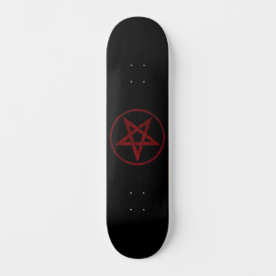 Skateboard Pentagram del diablo Rojo