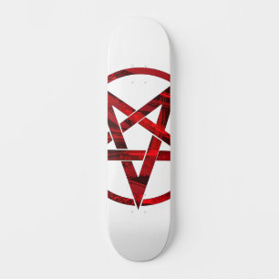 Skateboard Pentagram del diablo Rojo