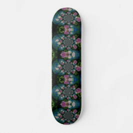 Skateboard Peony Mandala