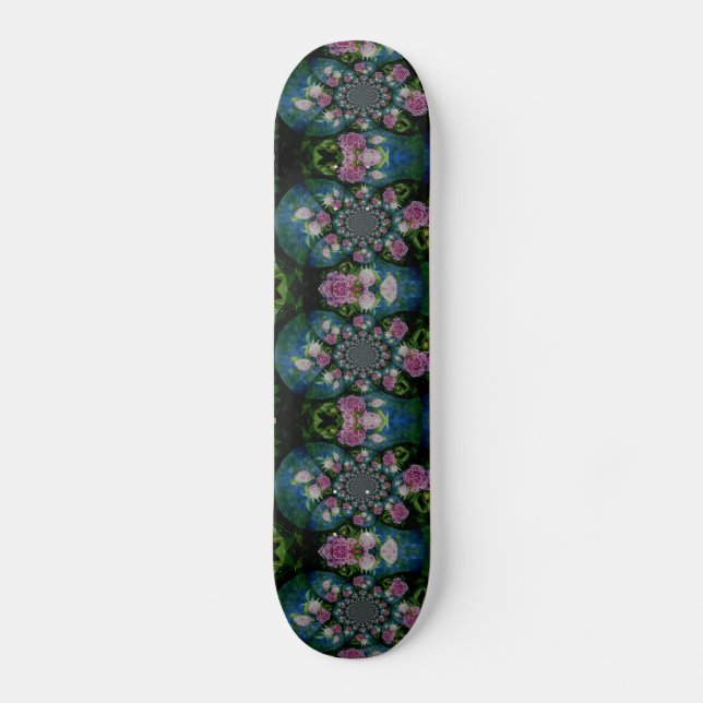 Skateboard Peony Mandala (Anverso)
