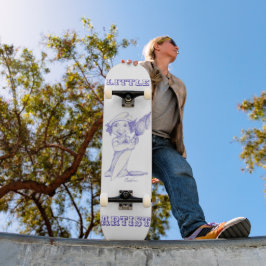 Skateboard Pequeña artista aspirante
