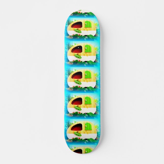 Skateboard Pequeña caravana gitana (Anverso )